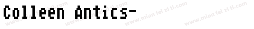 Colleen Antics字体转换